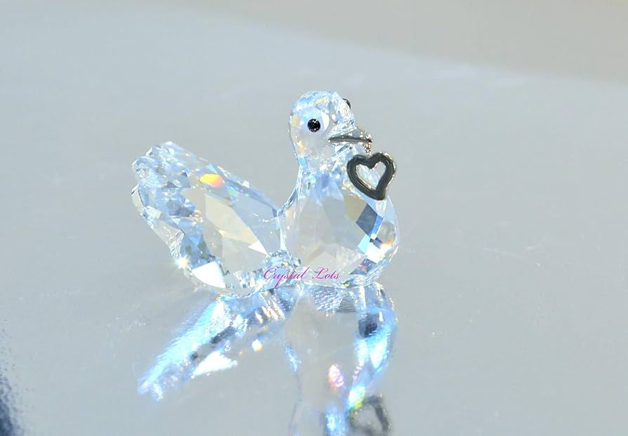 スワロフスキー 置物 オブジェ キジバト 『Love Turtledoves』 スワロフスキー 置物 オブジェ キジバト 『Love Turtledoves』